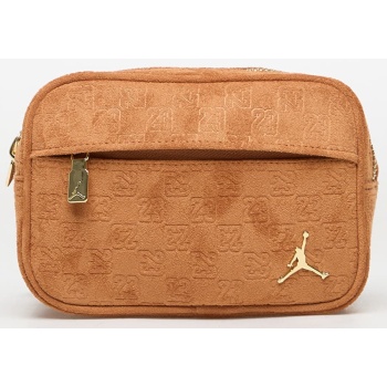 τσάντα jordan jam suede monogram camera bag cognac universal σε προσφορά