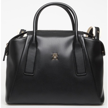 τσάντα tommy hilfiger essential satchel black universal