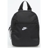 σακίδιο πλάτης nike heritage mini backpack 6l black/ black/ white universal