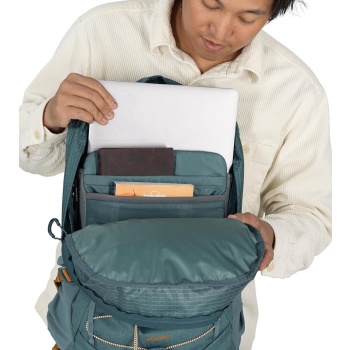 σακίδιο πλάτης osprey quasar torrent blue heather universal σε προσφορά