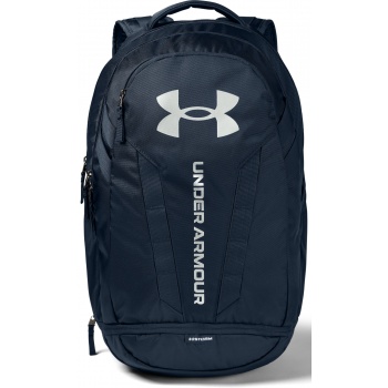 under armour hustle 5.0 backpack navy/ academy/ silver