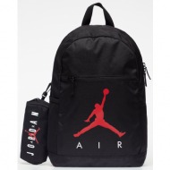 jordan air school backpack black