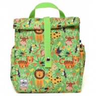 the lunch bags τηε original lunchbag kids 81270-jungle πολύχρωμο