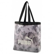 puma core transparent tote bag 079489-01 πολύχρωμο
