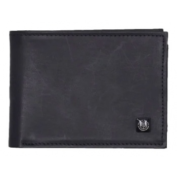 element segur leather wallet elyaa00138-kvm0 μαύρο