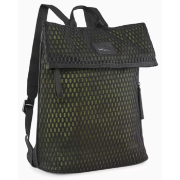 puma mesh backpack 090288-01 μαύρο