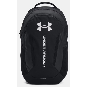 under armour hustle 6.0 backpack 1384672-002 μαύρο