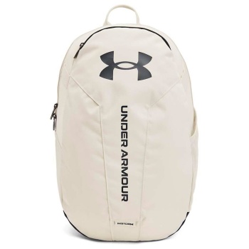 under armour hustle lite backpack 1364180-110 εκρού