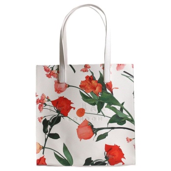 γυναικεία τσάντα ώμου ted baker floral icon 275034 λευκή σε προσφορά