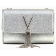 valentino bags βραδινη τσαντα ωμου – divina vbs1r403g 040 argento