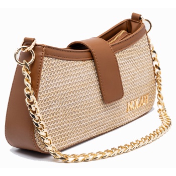 nolah τσαντα ωμου/χιαστι – riviera beige brown
