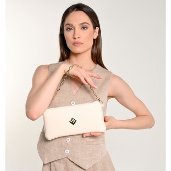 lovely handmade τσαντα ωμου – hespera asti bag beige σε προσφορά