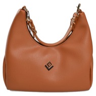 lovely handmade τσαντα ωμου – sophia asti bag camel