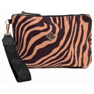 lovely handmade τσαντα χειρος – necessaire feral zebra