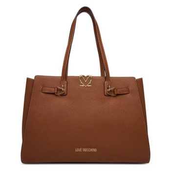 love moschino τσάντα ώμου - jc412mpp1olh0200 cuoio σε προσφορά