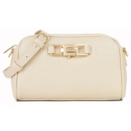 valentino bags τσάντα ώμου – alina re vbs9qb15 991 ecru
