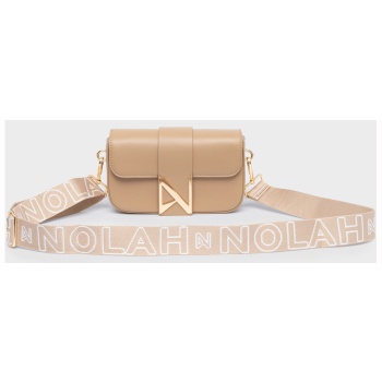 nolah τσάντα χιαστί – niki beige light gold σε προσφορά
