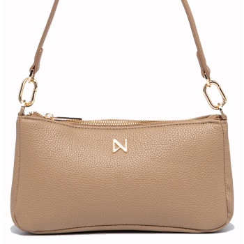 nolah τσάντα ώμου - flavia beige