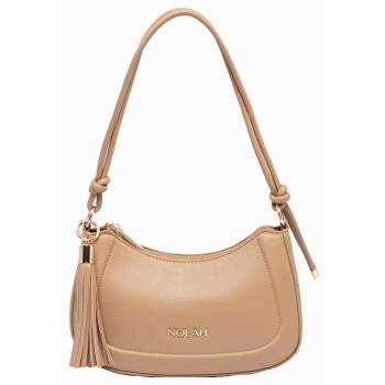 nolah τσάντα ώμου - melina beige
