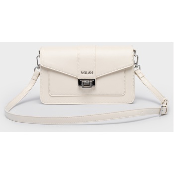 nolah τσάντα χιαστί - danny off white silver