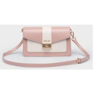 nolah τσάντα χιαστί - danny pink cream