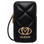 love moschino τσαντάκι κινητού – jc5645pp1plc0000 nero