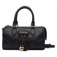 love moschino δερμάτινη τσάντα χιαστί - jc4157pp1pl1300a nero