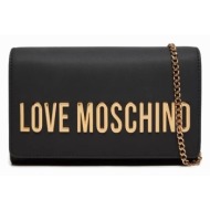 love moschino τσάντα ώμου - jc4103pp1pkd0000 nero galv.oro