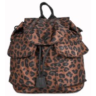 lovely handmade τσάντα πλάτης - selene aeris leopard