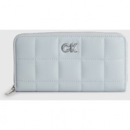 γυναικείο πορτοφόλι calvin klein large quilted wallet k60k610494 dyi γαλάζιο