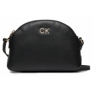 γυναικεία τσάντα χιαστί calvin klein k60k611444 beh μαύρη
