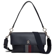 γυναικεία τσάντα ώμου χιαστί tommy hilfiger aw0aw16795 dw6 μπλε