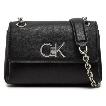 γυναικεία τσάντα ώμου calvin klein k60k612546 beh μαύρη