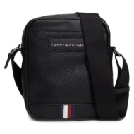 ανδρική τσάντα χιαστί tommy hilfiger am0am12711 bds μαύρη