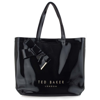 γυναικεία τσάντα ώμου ted baker nicon 253163 μαύρο λουστρίν