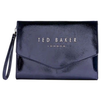 γυναικείος φάκελος ted baker crinkie 272143 μπλε λουστρίν σε προσφορά