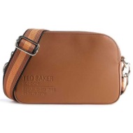 γυναικεία δερμάτινη τσάντα χιαστί ted baker darcelo 260463 ταμπά