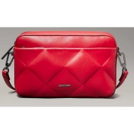 γυναικεία τσάντα ώμου/χιαστί calvin klein k60k612907 xci κόκκινη