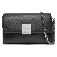 γυναικεία τσάντα χιαστί calvin klein k60k612785 beh μαύρη