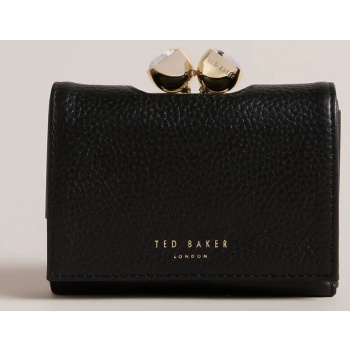 γυναικείο δερμάτινο πορτοφόλι ted baker rosyela 273565 μαύρο