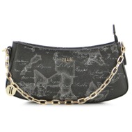 γυναικεία τσάντα ώμου χιαστί alviero martini 1a classe lb09 b713 0001 μαύρη