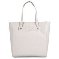 γυναικεία τσάντα ώμου dkny charlie r44aag94 pbl off white