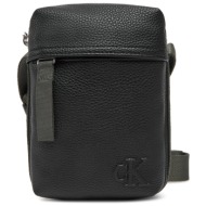 ανδρική τσάντα χιαστί calvin klein lv04g3080g ub1 μαύρη