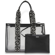 γυναικεία τσάντα ώμου dkny arena r51ayj22 c8k μαύρη