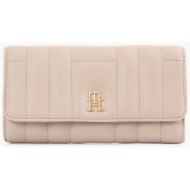 γυναικείο μεγάλο πορτοφόλι tommy hilfiger aw0aw17475 afe μπεζ