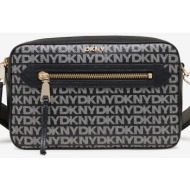 γυναικεία τσάντα χιαστί dkny bryant camera bag r42eye22-xlb μαύρη logo