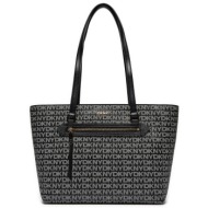 γυναικεία τσάντα ώμου dkny bryant r42aye20-xlb μαύρη logo