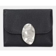 γυναικεία δερμάτινη καρτοθήκη calvin klein lv04f1062g-ub1 μαύρη