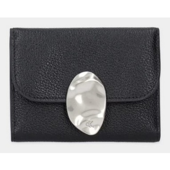 γυναικεία δερμάτινη καρτοθήκη calvin klein lv04f1062g-ub1 σε προσφορά