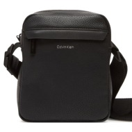 ανδρική τσάντα χιαστί calvin klein lv04d3083g-ub1 μαύρη